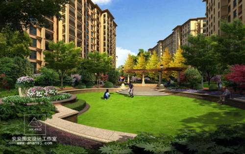 打造理想庭院 真實園林景觀效果圖在建筑工程設計中的關鍵作用